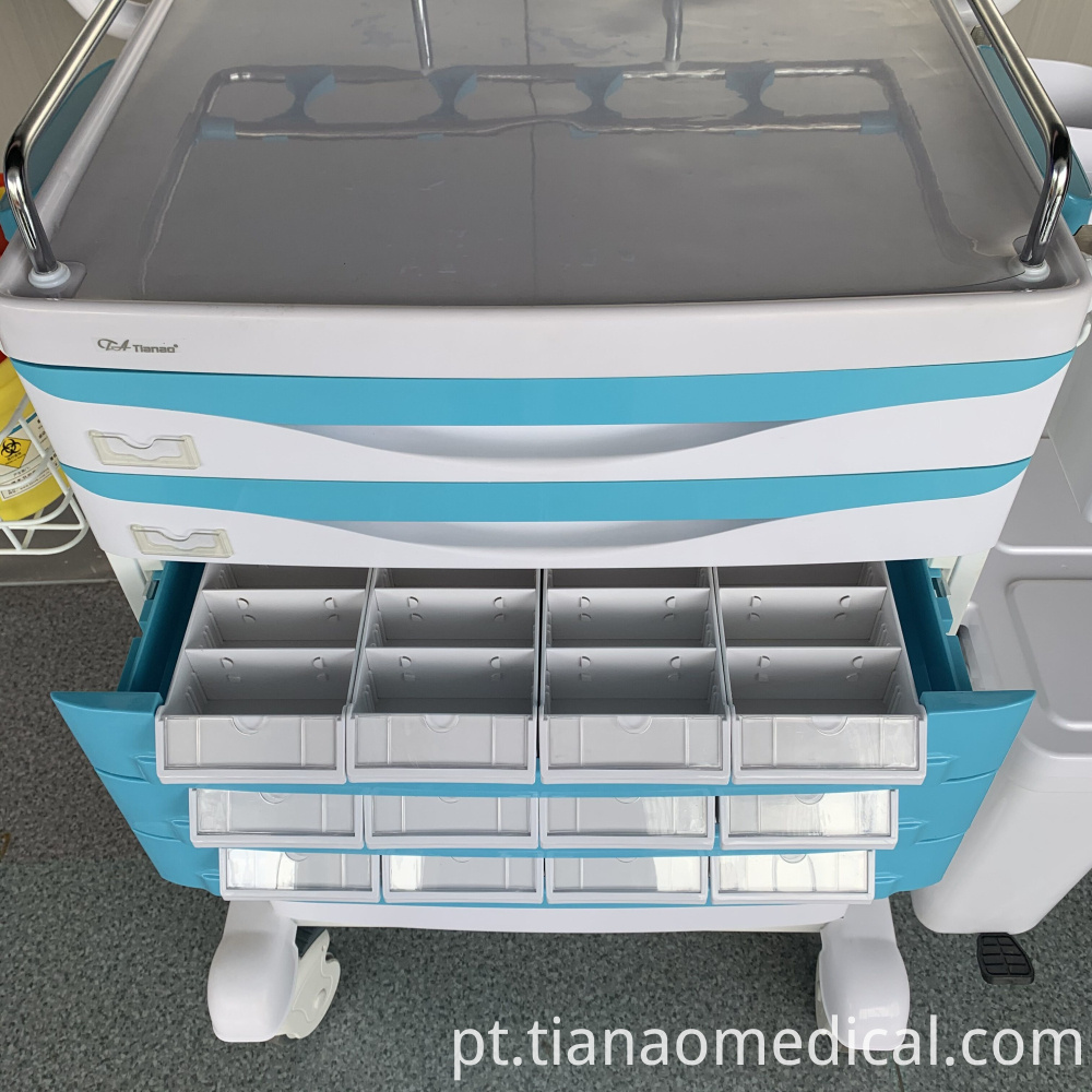 Carrinho de trole de medicina artística médica Medical Artistic Medicine Trolley Cart